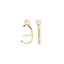 Brinco Ear Hook Pérola