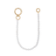 Bag Charm Fio de Pérolas - Banho de Ouro 18k