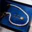 Bag Charm Fio de Pérolas - Banho de Ouro 18k