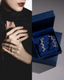 Brinco Earcuff Riviera Water + Anel Riviera Water