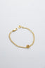 Pulseira Corrente Groumet com Citrino